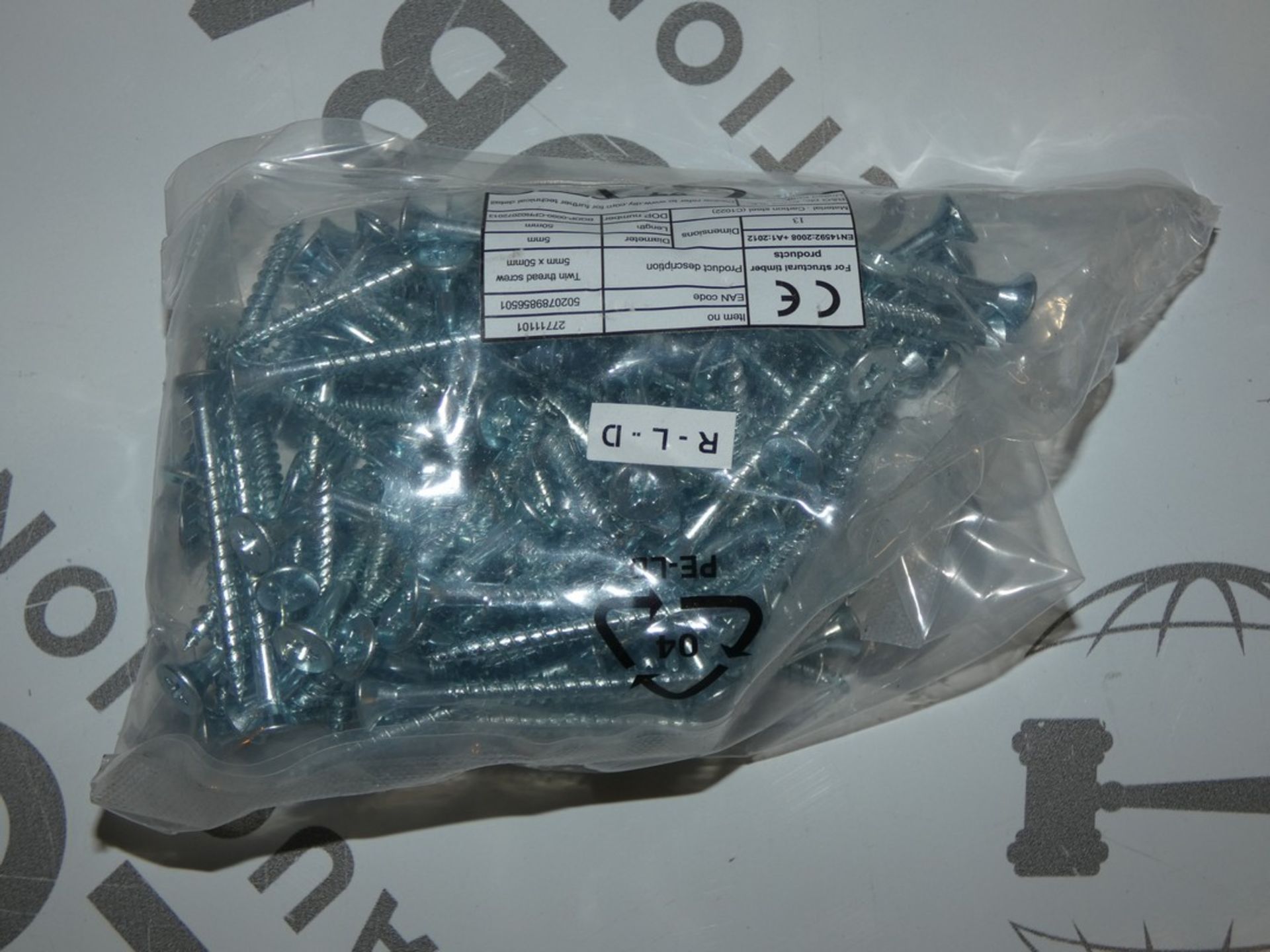 Boxes Each Containing 5 Packs of 100 50mm Multi Purpose Screws (Public Viewing and Appraisals