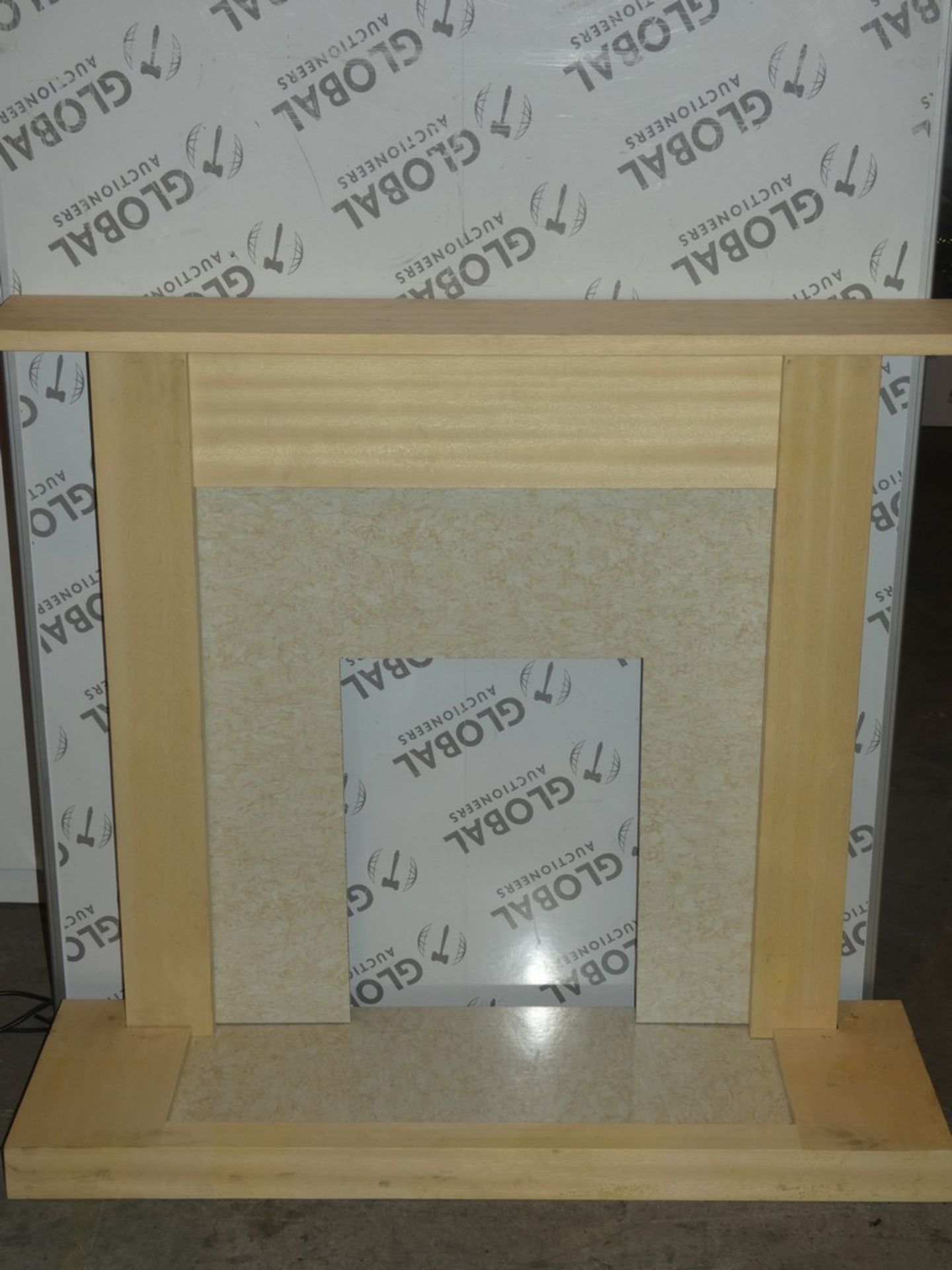 Boxed Houston Fire Surround Reversible Back, Black or Cream RRP £229