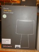 Boxed John Lewis and Partners Ronnie Painted Metal Table Lamp RRP £45 (2703607) (Public Viewing