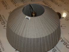 Croft Collection Bampton Grey Painted Designer Ceiling Light Fitting RRP £100 (Public Viewing and