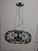 Boxed Brand New Serene Lighting SL00103 Holloway 6 Light Chrome Disc Ceiling Light RRP £345