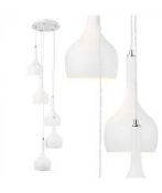 Boxed Iconic Multi Coloured Drop Ceiling Light Pendant RRP £100 (14568) (Public Viewing and