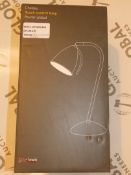 Boxed John Lewis and Partners Chelsea Pewter Finish Floor Lamp RRP £40 (RET00026933) (Public Viewing