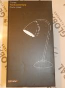 Boxed John Lewis and Partners Chelsea Pewter Finish Floor Lamp RRP £40 (RET00427376) (Public Viewing