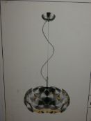 Boxed Brand New Serene Lighting SL00104 Holloway 5 Light Chrome Disc Ceiling Light Fitting RRP £290