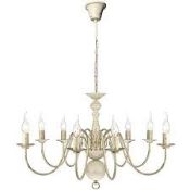Boxed Vida XL Painted Chandelier Ceiling Light RRP £100 (12725) (Public Viewing and Appraisals
