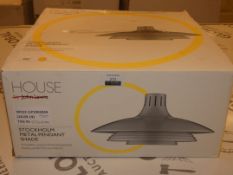 Boxed House By John Lewis Stockholm Metal Pendant Light Shade RRP £65 (2724399) (Public Viewing