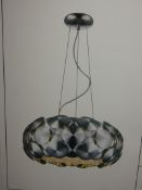 Boxed Brand New Serene Lighting SL00103 Holloway 6 Light Chrome Disc Ceiling Light RRP £345