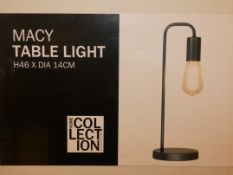 Lot to Contain 2 Boxed Home Collection Maisie Table Lamps Combined RRP £70 (Public Viewing and
