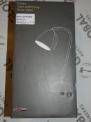 Boxed John Lewis and Partners Chelsea Pewter Finish Floor Lamp RRP £40 (RET00026933) (Public Viewing