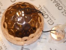 Boxed Brand New Serene Lighting SL00153 Chislehurst Copper Coloured Ceiling Light Fitting RRP £70