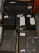 Lot To Contain 6 Assorted Lighting Items To Include 2 Cara Twin Pack Touch Control Lamps Meena