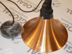 Boxed Brand New Serene Lighting SL00005 Anerley Copper Pendant Light RRP £60