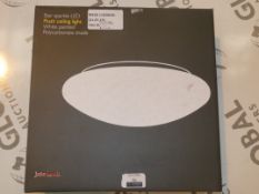 Boxed John Lewis And Partners Star Sparkle LED White Painted LED Ceiling Light Fitting RRP £35 (