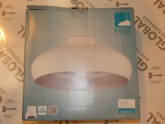 Boxed Eglo Trend Collection Mogano Single Ceiling Light RRP £45 (14568) (Public Viewing and