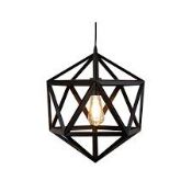 Boxed Searchlight Geometric Pentagon Ceiling Light Fitting RRP £110 (11058) (Public Viewing and