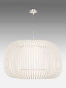 Boxed John Lewis and Partners Harmony Viscose Mix Large Ceiling Light RRP £135 (2708531) (Public