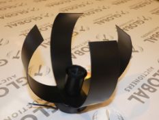 Boxed Black Painted Metal Single Designer Ceiling Light RRP £50 (Public Viewing and Appraisals