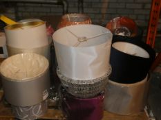 Lot To Contain Approx. 20 Assorted Designer Lamp Shades Combined RRP £ (2547580) (RET00115806) (