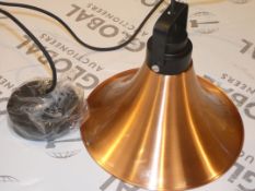 Boxed Brand New Serene Lighting SL00005 Anerley Copper Pendant Light RRP £60