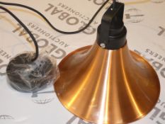 Boxed Brand New Serene Lighting SL00005 Anerley Copper Pendant Light RRP £60