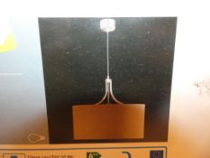 Boxed Shona 1 Light Designer Ceiling Light RRP £55 (14568) (Public Viewing and Appraisals