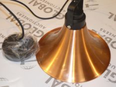 Boxed Brand New Serene Lighting SL00005 Anerley Copper Pendant Light RRP £60