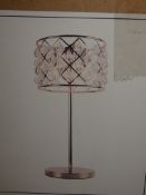 Boxed Brand New Serene Lighting SL00188 Brent Cross Table Lamp RRP £235