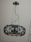 Boxed Brand New Serene Lighting SL00103 Holloway 6 Light Chrome Disc Ceiling Light RRP £345