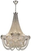 Boxed Statement Collection 6 Light Aluminium Silver Ceiling Light RRP £400 (13822) (Public Viewing