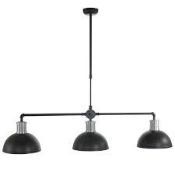 Boxed Steinhauer Brooklyn Triple Bar Ceiling Light RRP £150 (13822) (Public Viewing and Appraisals