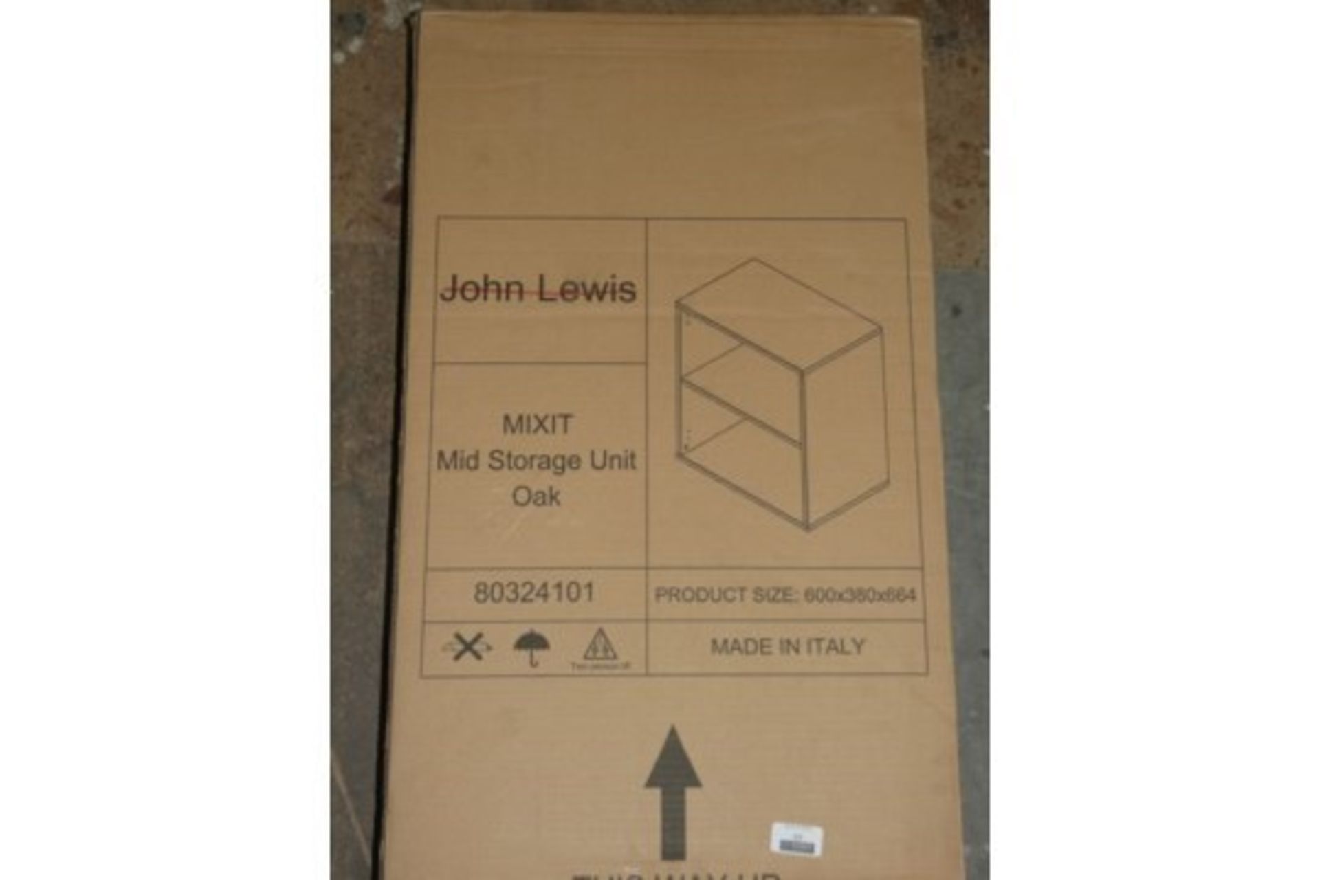 Boxed John Lewis Mixit Mid Oak Storage Unit (Public Viewing and Appraisals Available)