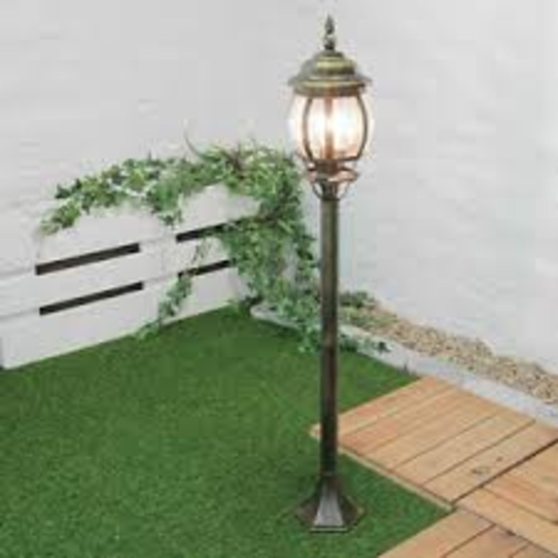 Boxed Black Gold Garden Light RRP £60 (15047) (Public Viewing and Appraisals Available)