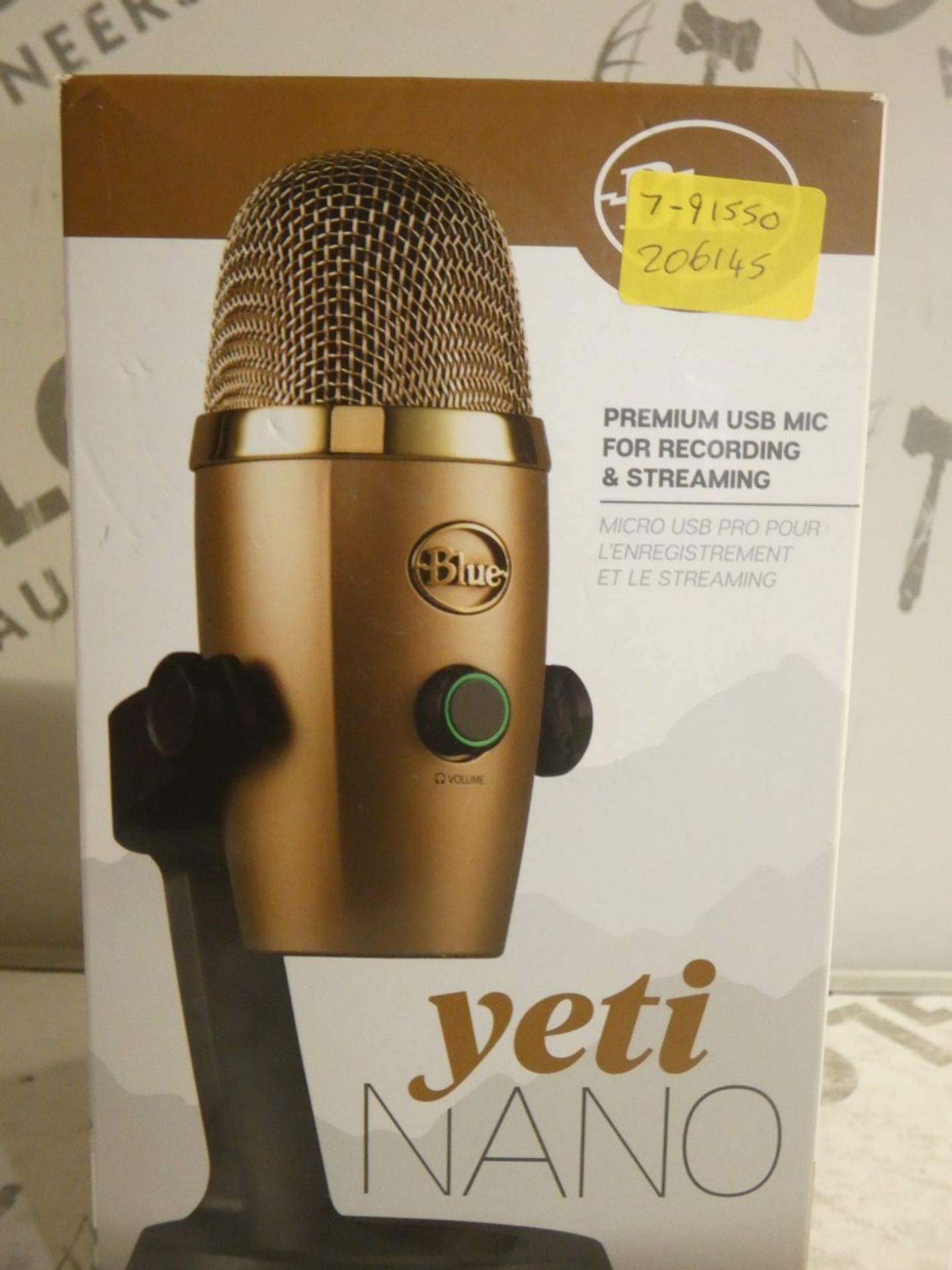 Boxed Yeti Nano USB Premium Recording Microphone Perfect for Youtubers and Streamers