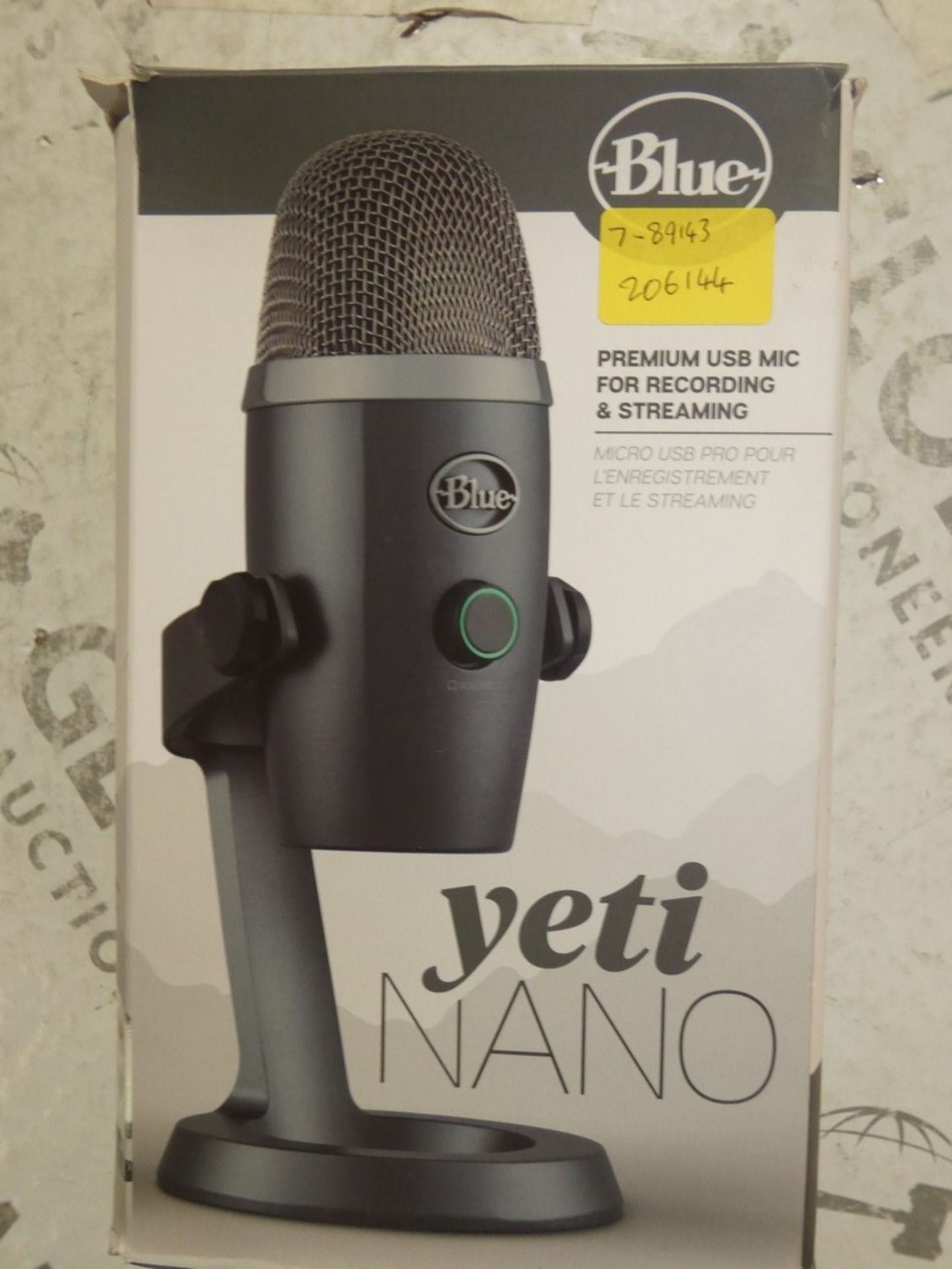 Boxed Yeti Nano Shadow Grey Premium USB Microphone