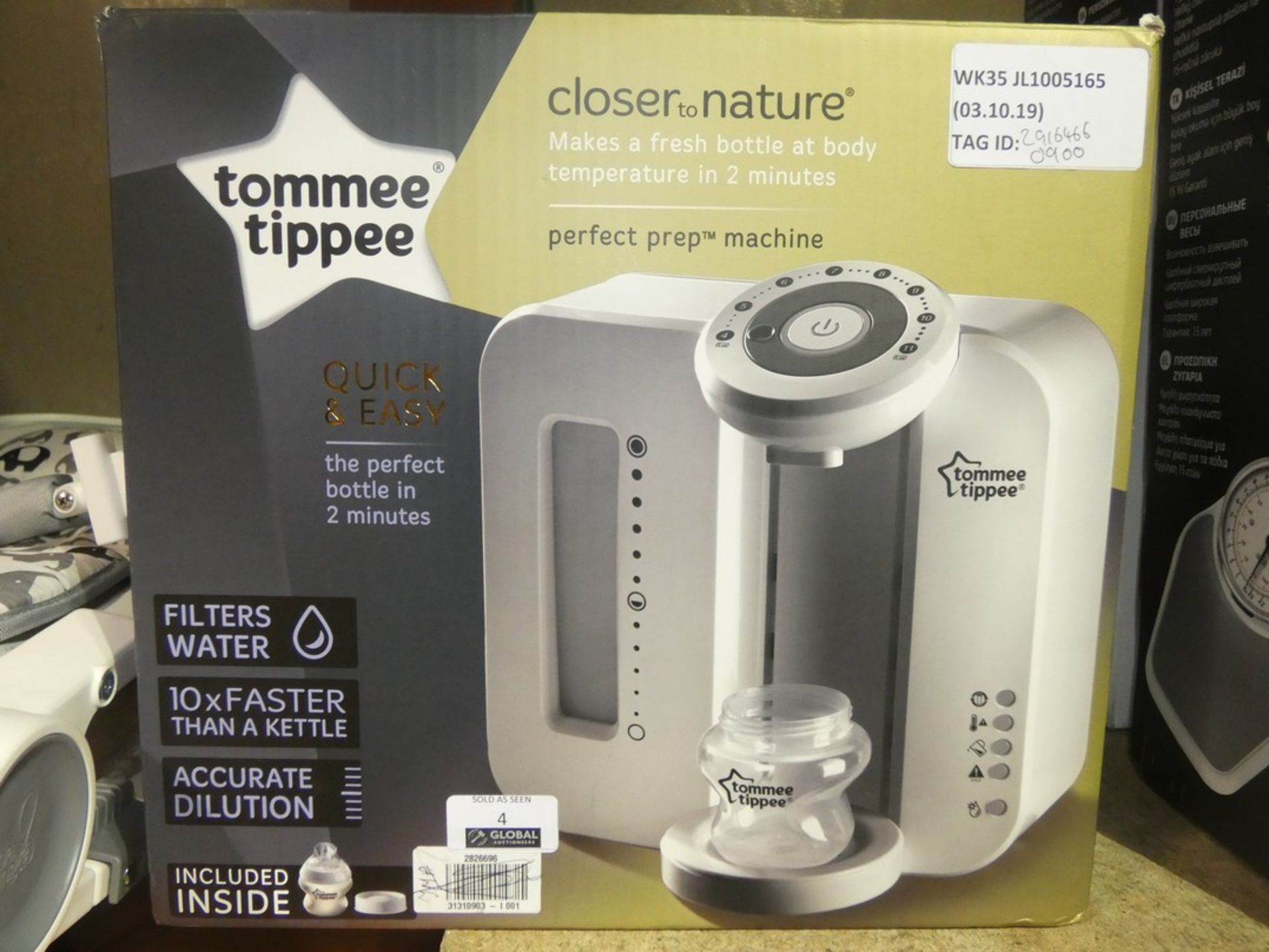 Tommee Tippee Closure To Nature Quick And Easy Perfect Preparation Machine RRP £90 (2916466) (Public