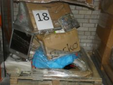 Pallet to Contain a Vast Quantity of Market Trader Items to Include Visor Cooker Hoods, Ladies