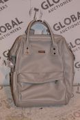 Ba Ba Bing Baby Leather Changing Backpack RRP £55 (RET00507658) (Public Viewing and Appraisals