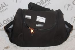 Storks Sack London, Black Big Changing Bag RRP £100 (In Need of Attention) (Public Viewing and