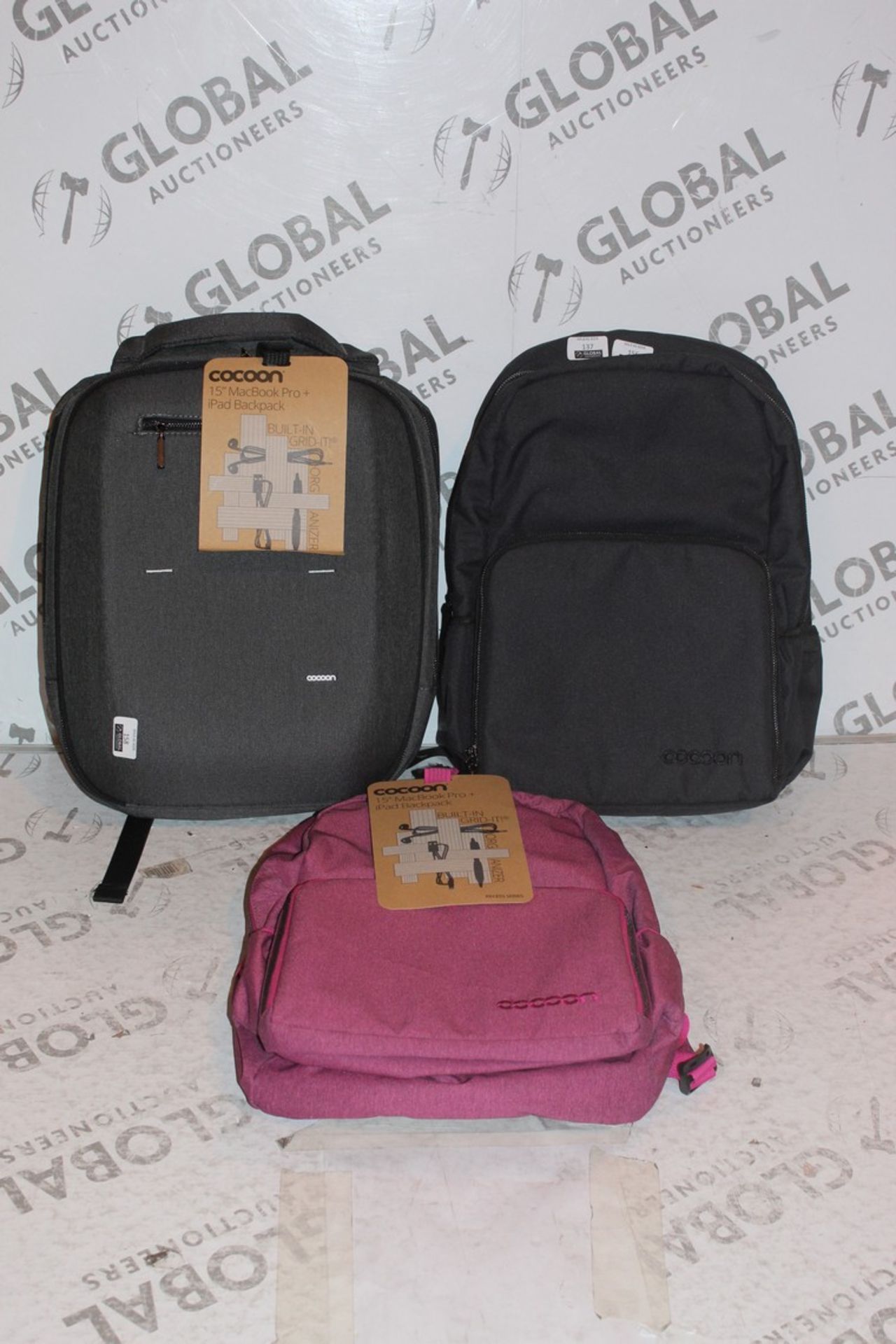 Lot to Contain 5 Assorted Brand New Cocoon Backpacks (As Seen On The Picture To Be Given Out By