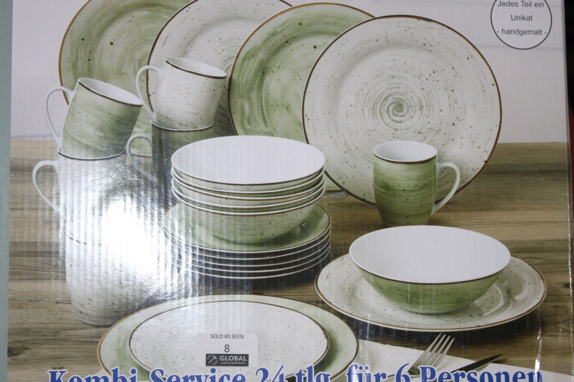 Boxed Vanwell 6 Person Dinner Set RRP £20 (14469) (Public Viewing and Appraisals Available)