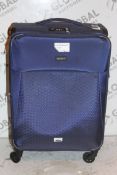 Antler Oxygen 68cm 4 Wheel Blue Spinner Suitcase RRP £165 (RET00776982) (Public Viewing and