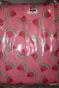 Lot to Contain 10 Assorted Brand New Plain Watermelon and Heart Print Pretty Secrets Ladies Night