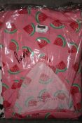 Lot to Contain 10 Assorted Brand New Plain Watermelon and Heart Print Pretty Secrets Ladies Night