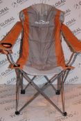 Lot To Contain 2 Adventurage Orange Foldable Camping Chairs Combined RRP £50 (Public Viewing and
