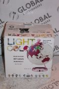 Boxed Light Colour Silver Metal Finish Light Colour 12Inch Globe RRP £105 (2961778) (Public