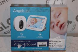 Boxed Angelcare Video and Sound Digital Baby Monitor Set RRP £125 (RET00771052) (Public Viewing