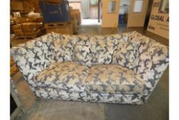 Large Deep Seated Pillow Back 2 Seater Living Room Sofa RRP £1,199 (Public Viewing and Appraisals