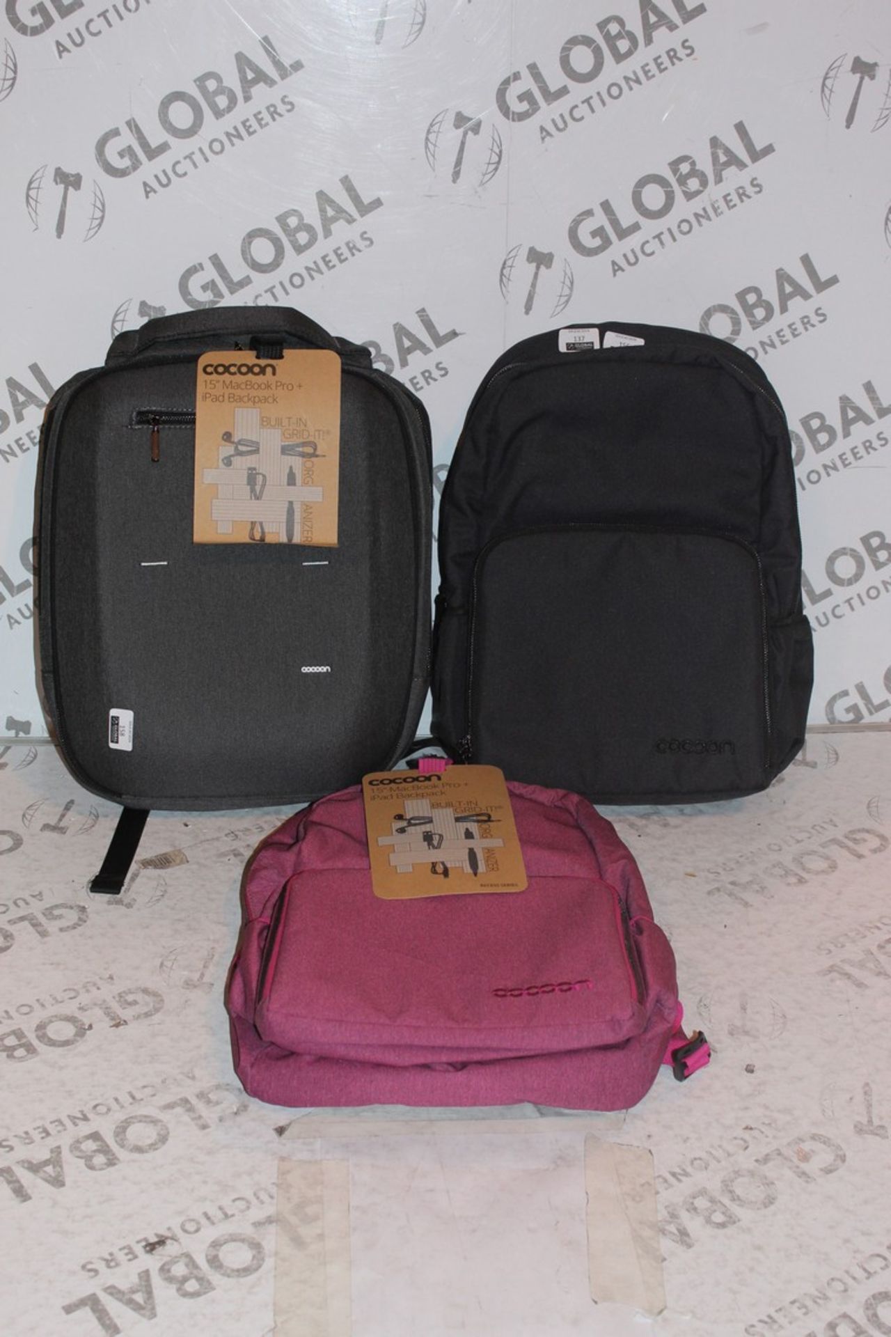 Lot to Contain 5 Assorted Brand New Cocoon Backpacks (As Seen On The Picture To Be Given Out By
