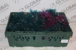 Lot To Contain 2 Boxes Each Containing A Large Amount of 2M Tinsel (Public Viewing and Appraisals